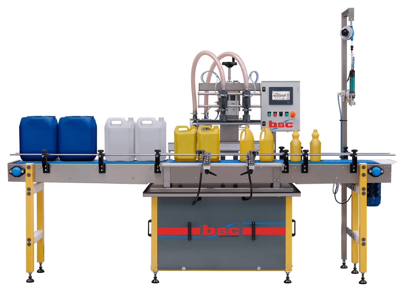 Llenadora para productos corrosivos